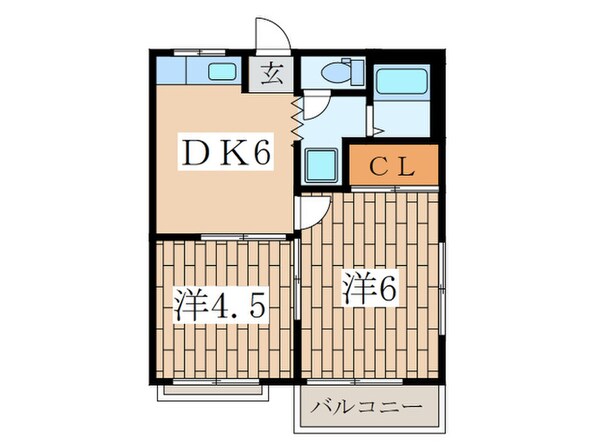 レピュ－ト中里の物件間取画像